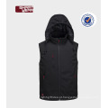 Mais recente inverno personalizado colete à prova de vento colete softshell homens